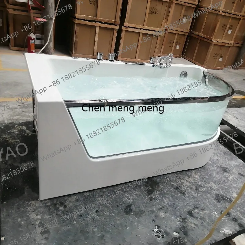 

1 Person Spa Hot Tub Indoor Jacuzzier Bath Tubs Personal Home Spa Bath Acrylic Whirlpool Hydro Massage