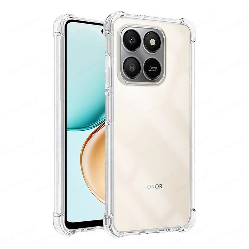 ل Honor X9D 5G وسادة هوائية مقاومة للصدمات حماية كاملة من البولي يوريثان حافظة ناعمة لهاتف Honor X7D 5G 4G غطاء حماية كابا Fundas Coque