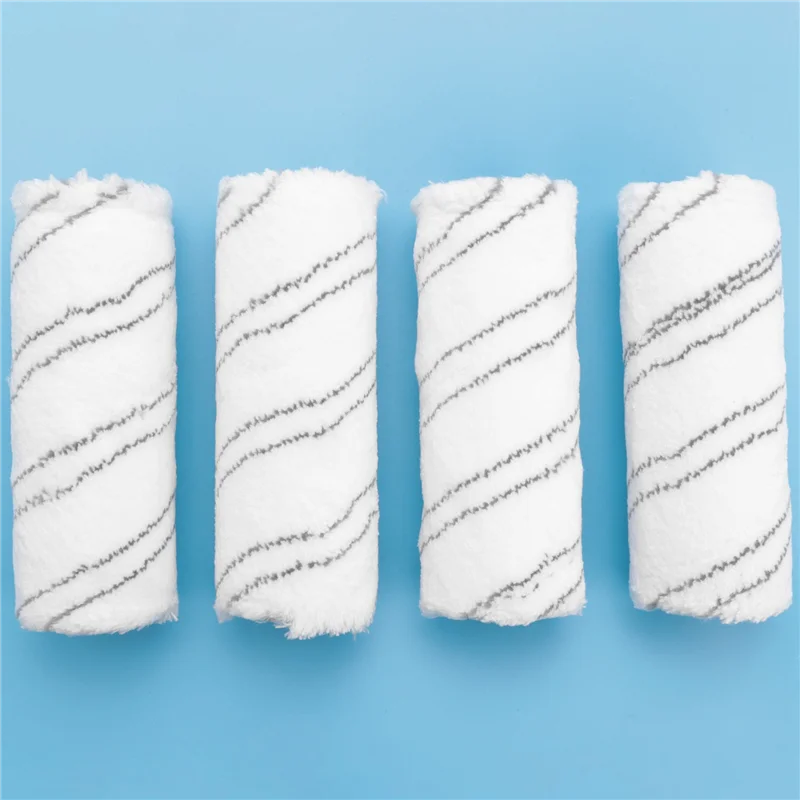 FZFZ Set da 8 pezzi di rulli per Karcher FC5 FC7 FC3 FC3D Rulli di ricambio per detergente per pavimenti elettrico 2.055-007.0 Grigio