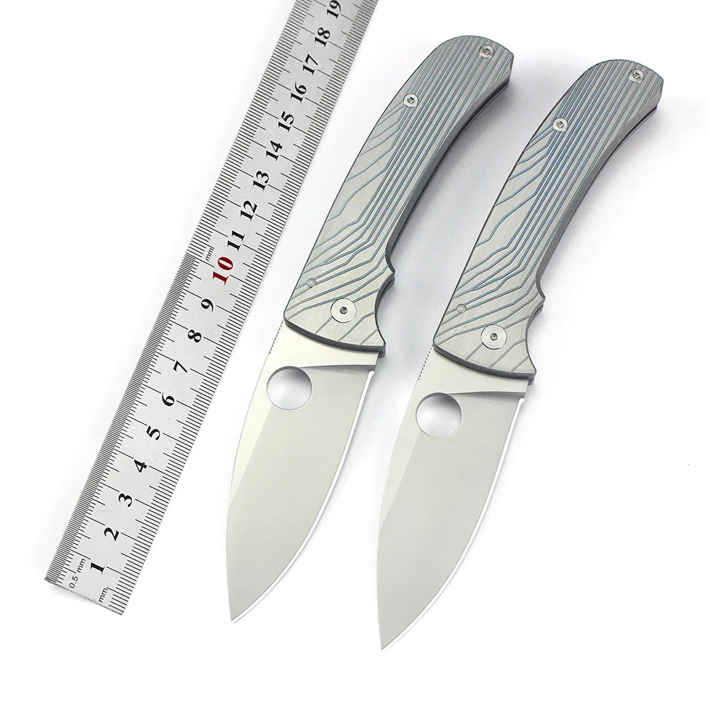 

C263 knife EDC high-grade titanium alloy folding knife, high hardness S30V steel portable survival outdoor multi-functional