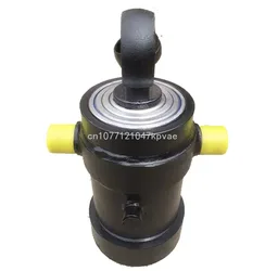 Side-turn Multi-section Hydraulic Cylinder Sleeve Cylinder Semi-trailer Dump Truck Jack 4 Section 800 Mm Stroke 30mm Pin Hole