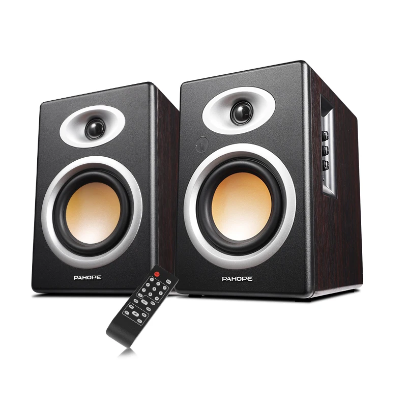 

Home 2.0 Active Hi-Fi Bookshelf Speakers Living Room Stereo Sound Speaker System With USB, AUX , BT , Function
