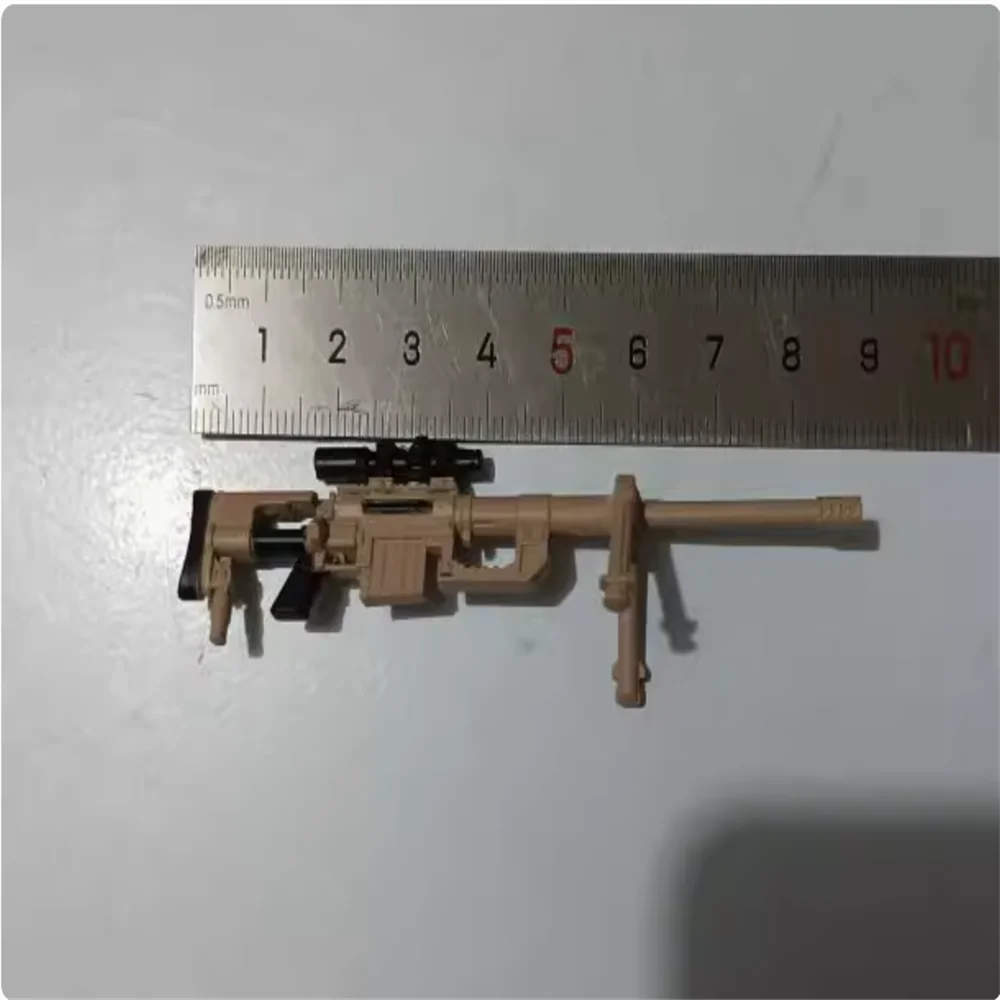 

1/12 Soldier Scene Accessories 8.6CM QBZ191 Weapon Model Toy For 6'' Action Figure Doll Body In Stock
