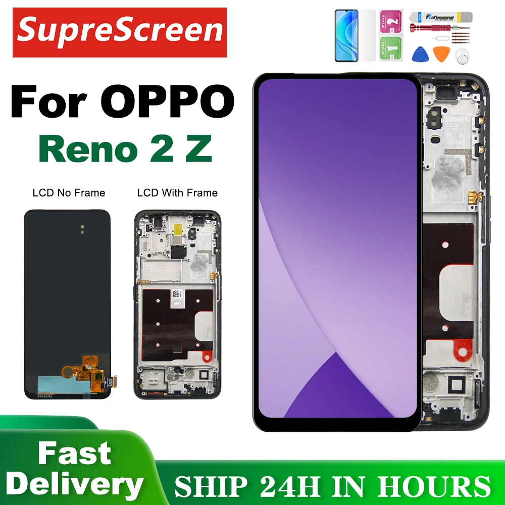 screenページ ② LCD for Oppo reno 2Z 2F LCD PCKM70 PCKT00 LCD Display Touch Panel