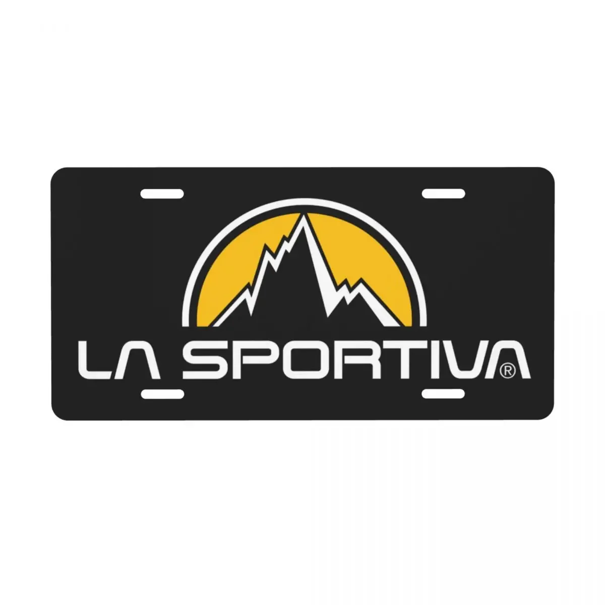 La Sportiva License Plate Novelty Decorative Car Front License Plate Aluminum Front Vanity Tag Vanity Tag 6 X 12 Inch