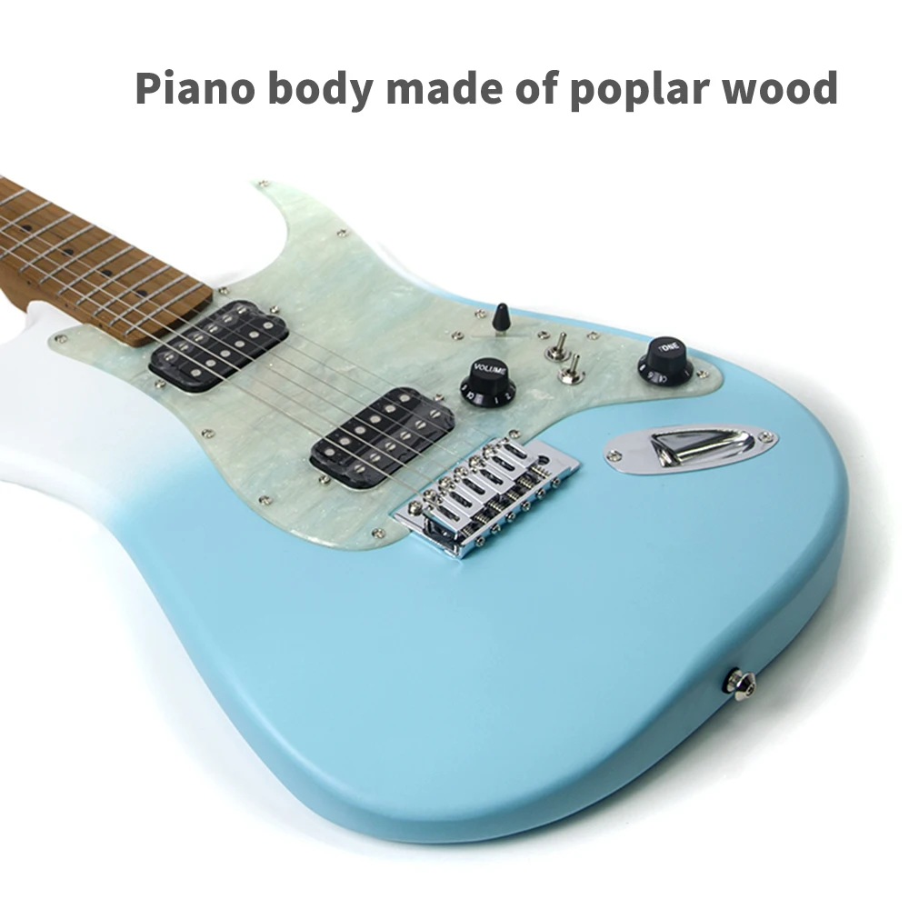 39-Inch ST Pickup Electric Guitar Carbonized Maple Neck and Rosewood Body High-end Electric Guitar Instrument