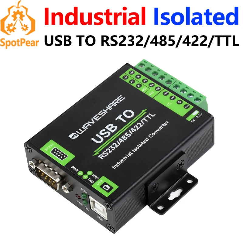 Industrial Isolation USB TO RS232/485/422/TTL FT232RNL Serial UART Converter