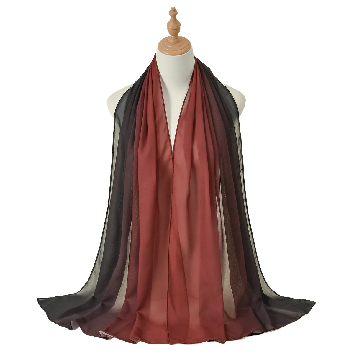 

Chiffon Scarf Shawl for Women Gradient Color Scarf Shawl Wrap Sun Protection Decorate Scarves Headscarf Poncho Turbante Mujer