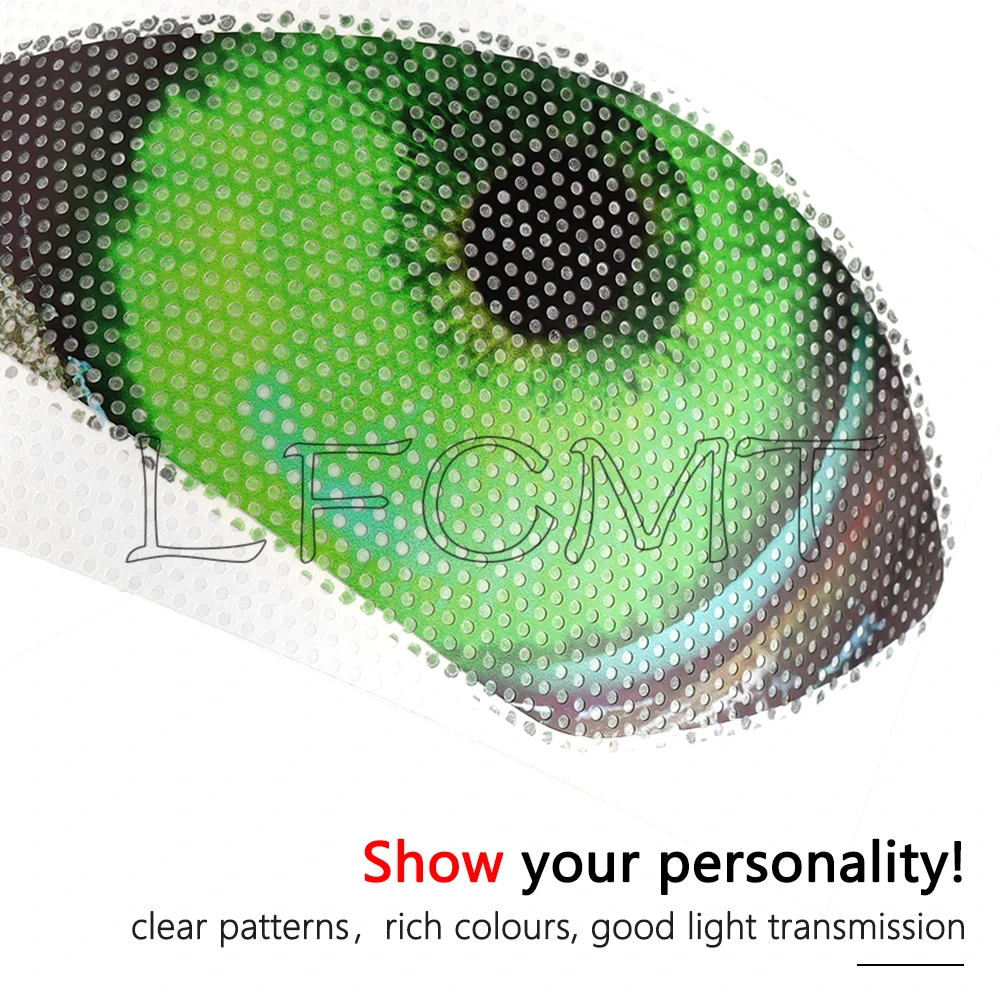 Motorfiets Koplamp Sticker Head Light Eye Guard Decor Decal Fit voor Yamaha Raptor 250 350 700/R YFZ 450/R/X Wolverine 350 450