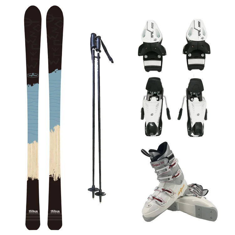 Freestyle Ski Meias Set, Adulto Oem Ski Binding and Snow Boots, Alpine Boots