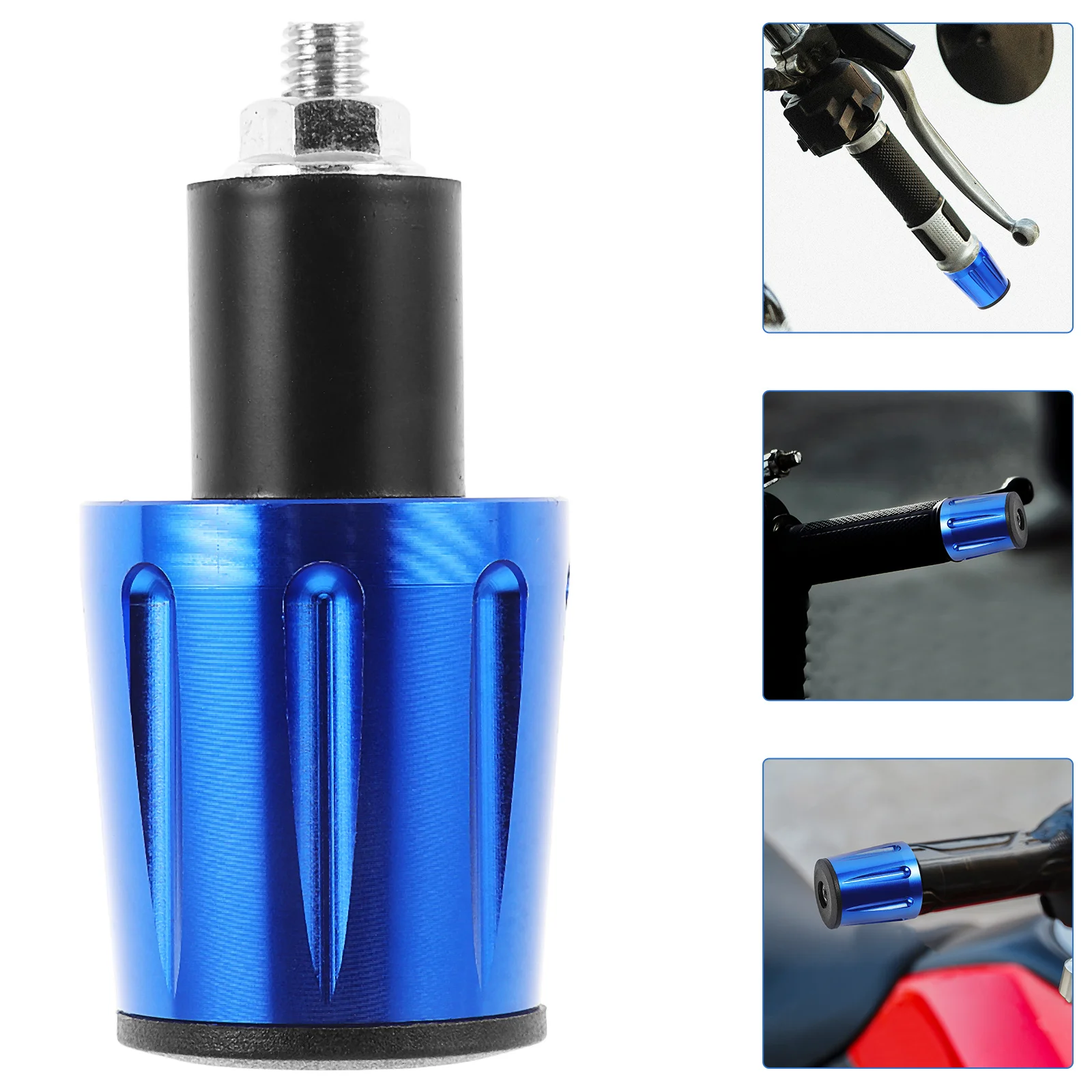 

1Pair Motorcycle Bar Ends Handlebar End Plugs Aluminum Iron Material Stable Grip Enhanced Riding Experience for Motorcycles