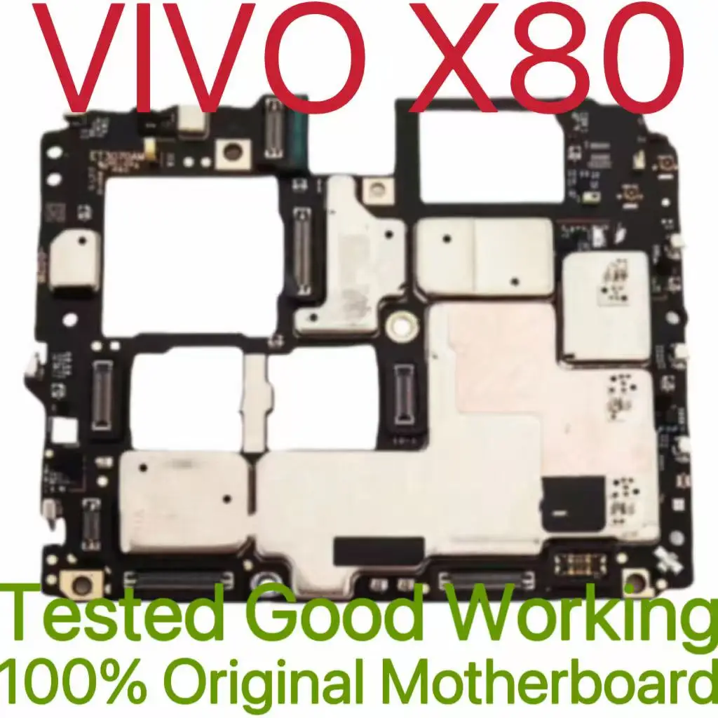 Global Version Original Unlocked Motherboard for VIVO X80 Tested Circuit Plate Main Logic Board for VIVO X80