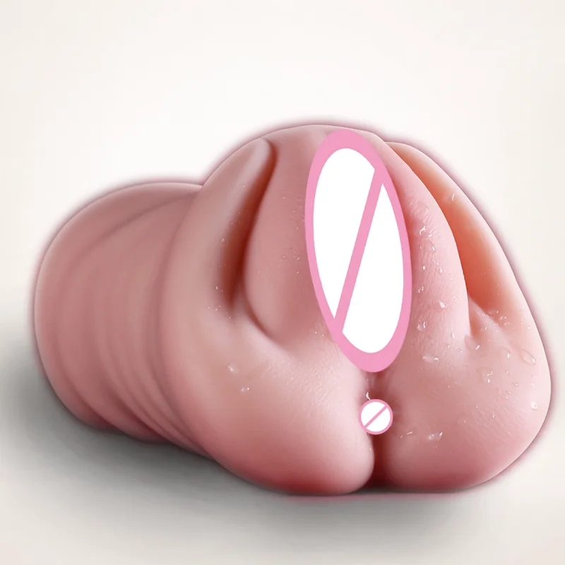 Realistic Electric Vaginal Masturbator & Vibration & Suction,Soft TPE Material,3D Realistic-Textured Anus Sex Toys Pocket Pussy