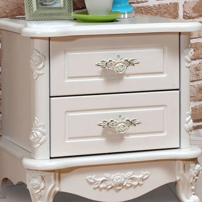 Luxury Bedroom Bedside Table Drawers Modern Beds Living Room Bedside Table White Home Muebles Para El Hogar Furniture Decoration