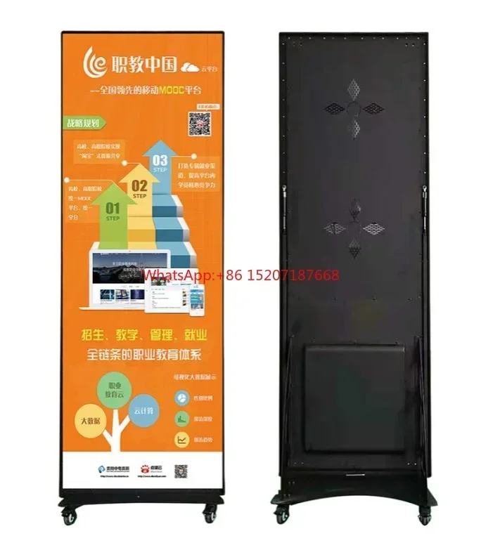 

Indoor advertising poster LED screen P1.9 P2 P2.5 P3mm Floor Standing Full Color LED Display Digital LED Panel Poster