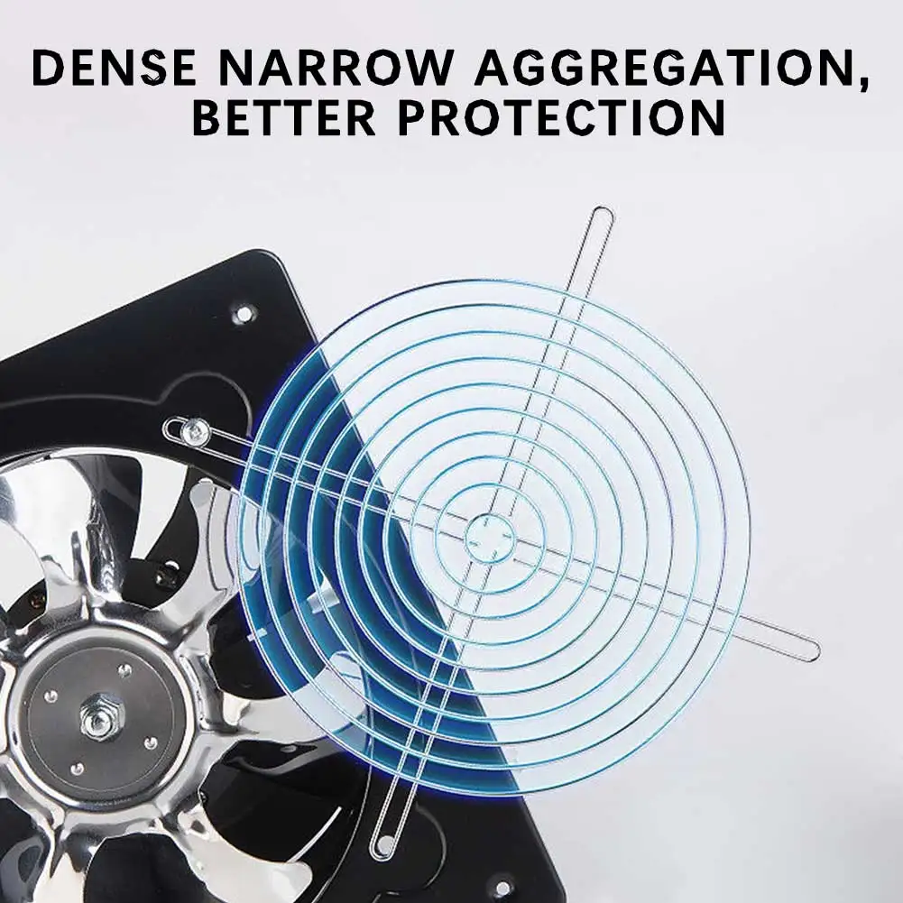 6 inches 40W 220V Wall Mounted Exhaust Fan Multifunctional Low Noise Ventilation Blower for Kitchen Bathroom Garage