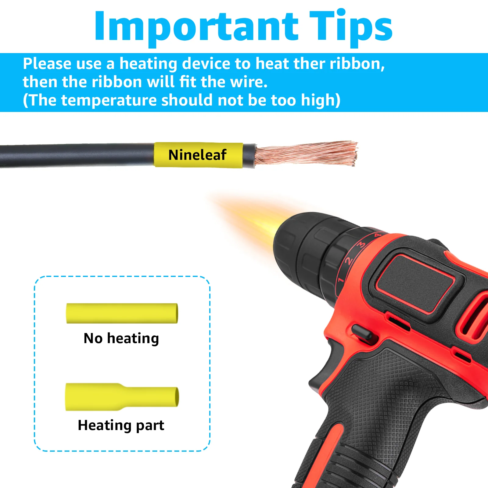 3/5/10 قطعة لأشرطة أنبوب الانكماش الحراري Brother HSE 211 221 231 611 621 631 شريط متوافق مع صانع Brother P-touch #4