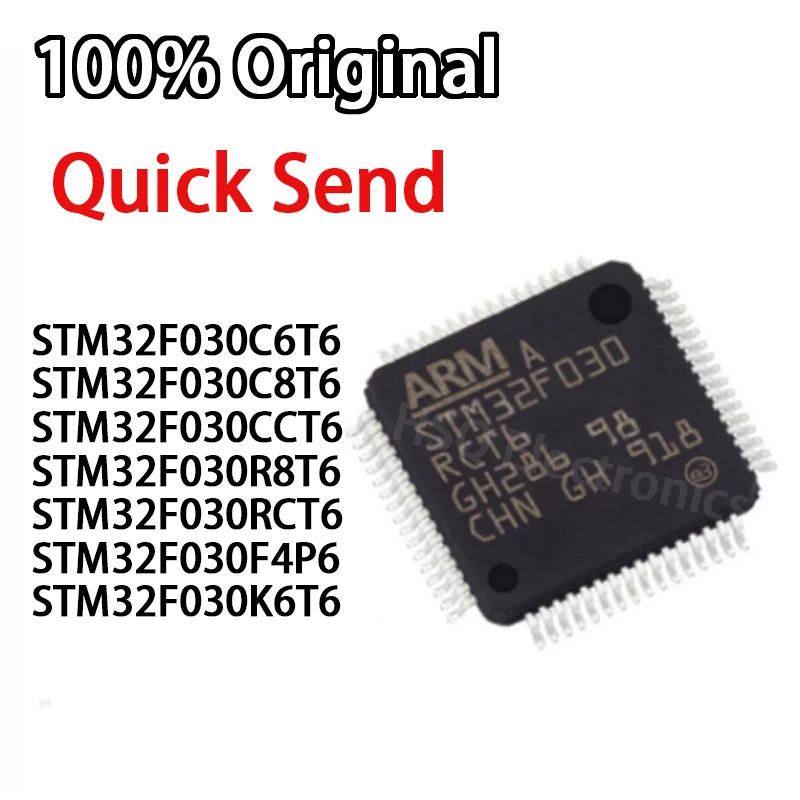 1PCS STM32F030RCT6 C8T6 K6T6 CCT6 R8T6  C6T6 32F030F4P6 Single-chip Computer 32-bit MCU New Original Spot