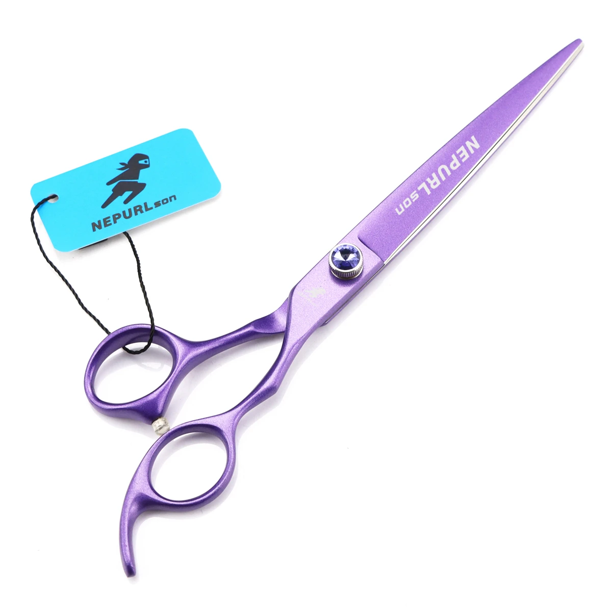 

Pet Grooming Scissors Japan 440C 7.5" Professional Dog Hairdressing Scissors Purple Pet Curved Scissors for Groomer Dropshipping