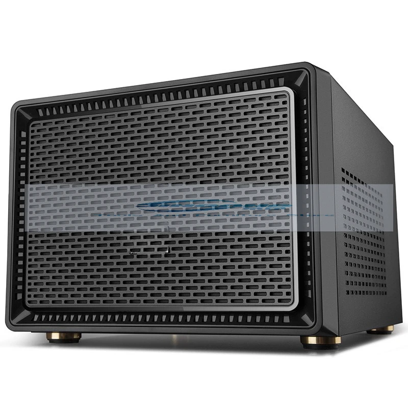 

Computer Case Desktop itx Mini Small Case HTPC Water Cooled Case White
