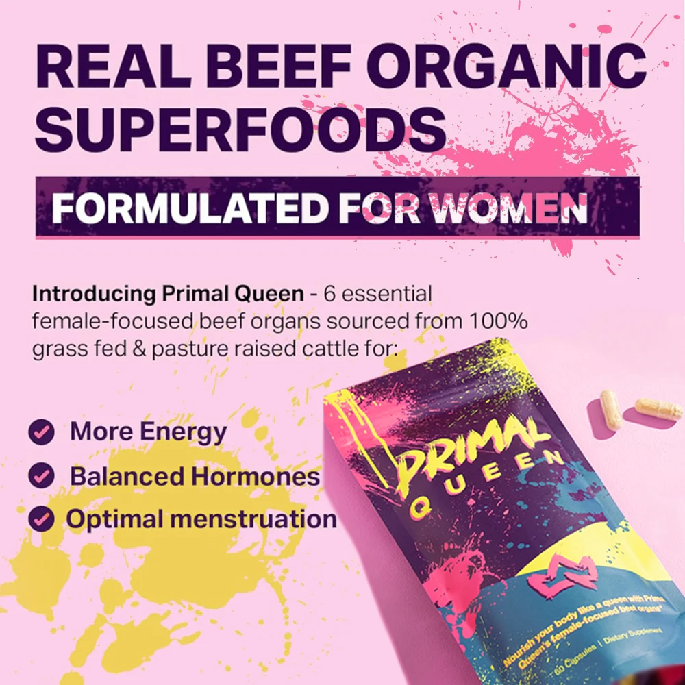 

Женская добавка из яловичьей органы, предотвращенная женщинами — 6 органов на траве — Гормоны баланса, повышения энергии и здоровья — 60 капсул