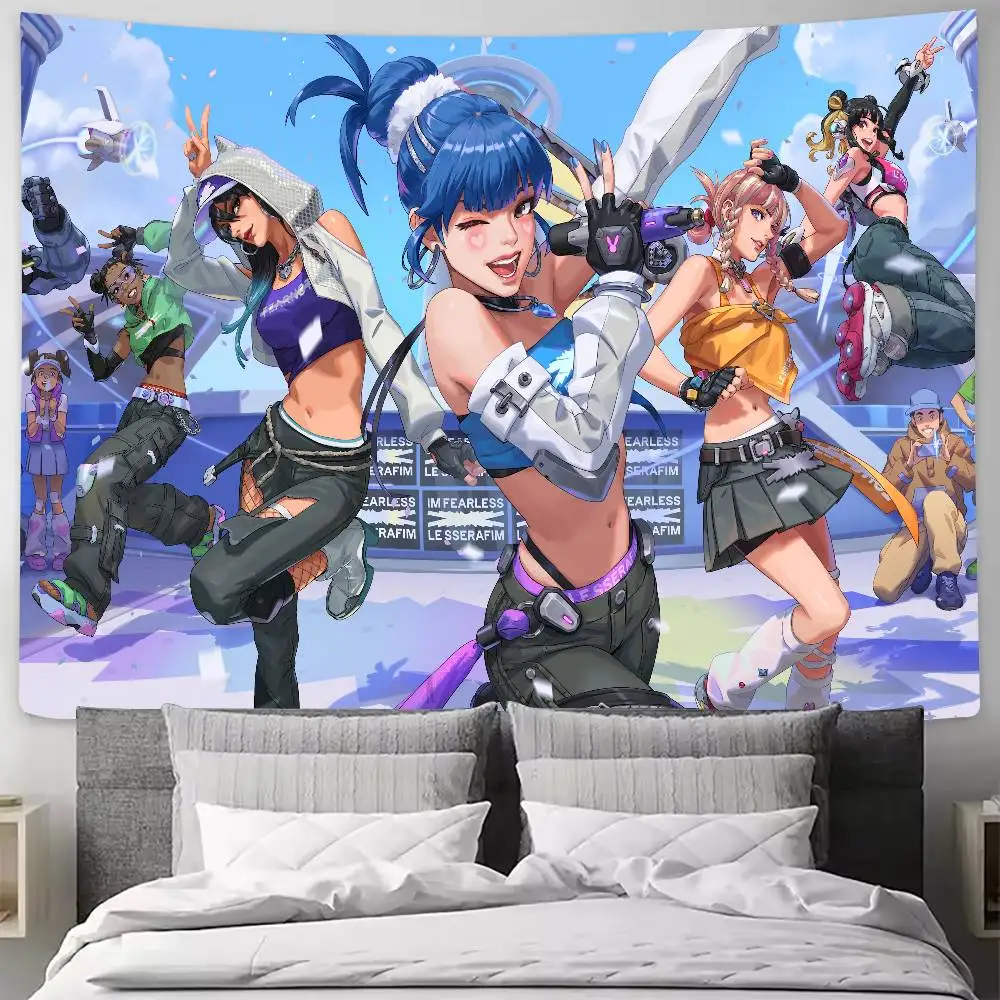 

TOP Cool Popular FPS O-Overwatch 2 Gaming Tapestry Popular Room Decoration Wall Tapestry Art Room Home Decor Wall Art Decor