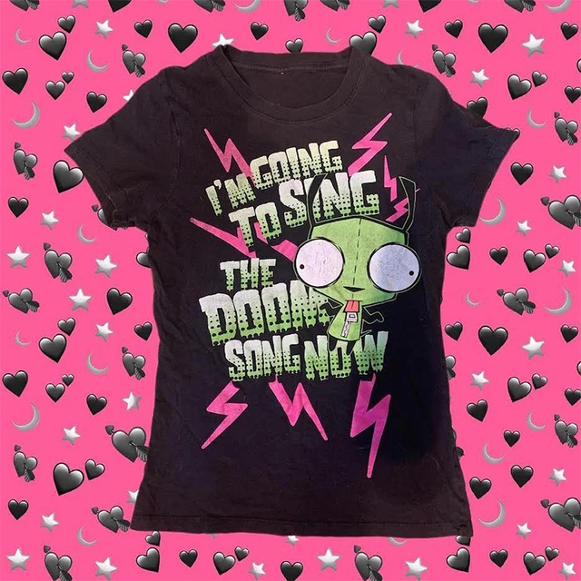 Estetyczne bluzki Emo y2k Summer Baby Tees Tops Streetwear Gothic Harajuku Graphic Cool Girl T-shirt Vintage Crop Tops Wome clothes