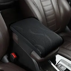 Car Center Console Cover Leather Armrest Cover Universal Car Armrest Box Pad Car Interior Accessories Protector for Most Vehicle