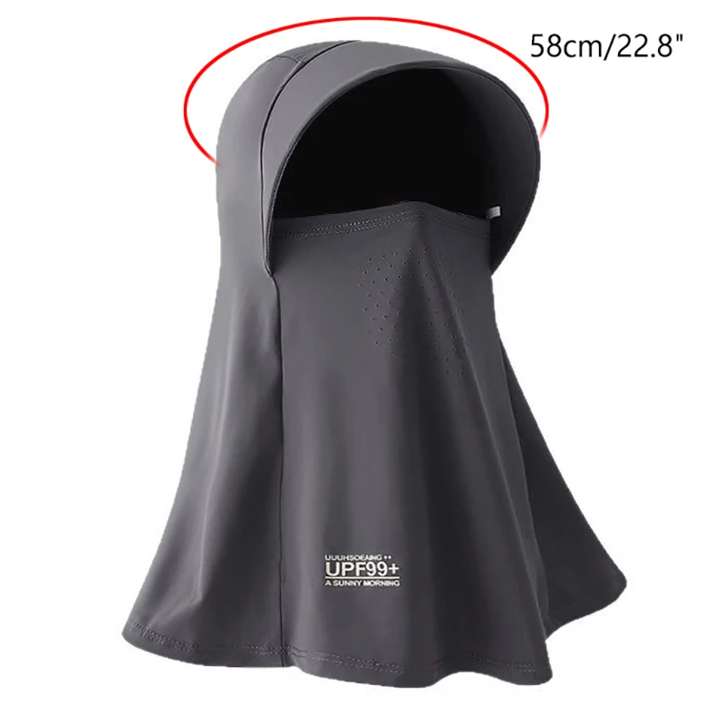 1 قطعة المرأة الصيف UV حماية وشاح للرقبة غطاء قبعة في الهواء الطلق التفاف غطاء الرياضة الدراجات الشمس برهان تسلق الجبال وشاح #6