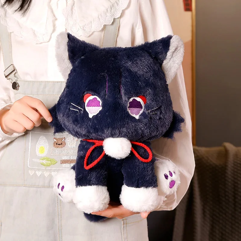 Jouet en peluche de chat moelleux, figurine d'anime de jeu, planchers amouche d'animal familier de WPanama er porteurs, cadeau de cosplay de beurre pour des enfants, cadeau d'anniversaire