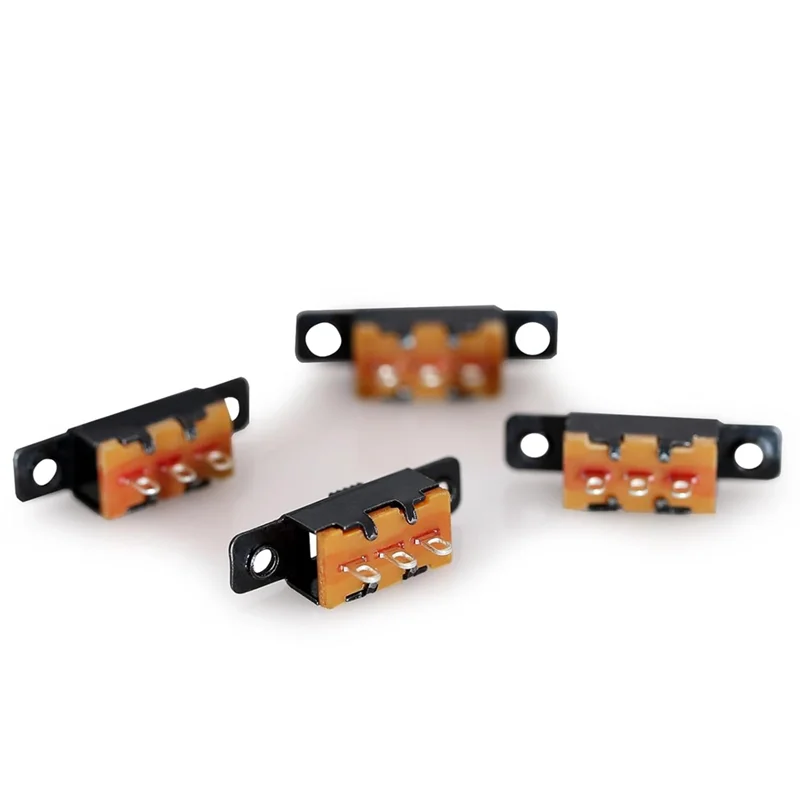 FEDI-Slide Switch Panel Mount 3 Solder Lug Pin On/Off 2 Position 50Pcs
