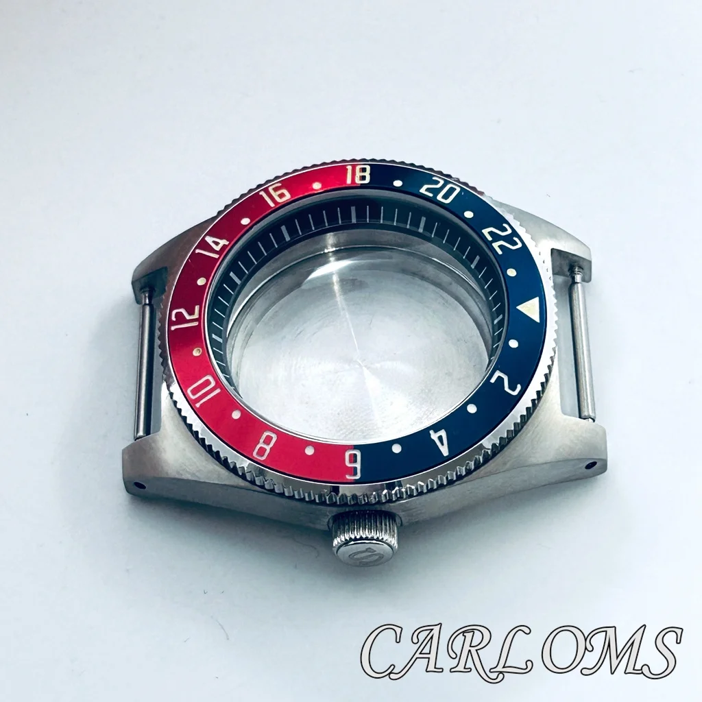 Casing jam tangan pria, jam tangan Retro GMT NH34 NH35 NH36 4R35 4R36 NH70 NH72 S