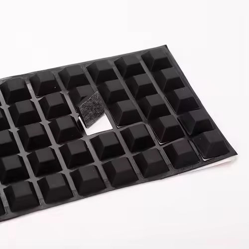Silicone Furniture Pads Square Self-Adhesive Stick Bumper Pad Shock Absorber Feet Mat for Glass Speaker Laptop Furniture Parts - Image 4