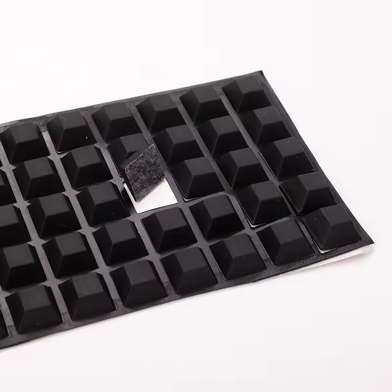 Silicone Furniture Pads Square Self-Adhesive Stick Bumper Pad Shock Absorber Feet Mat for Glass Speaker Laptop Furniture Parts - Image 4