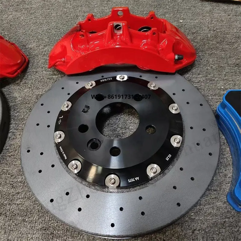 Performance 6 Series Front Racing Brake Caliper Big Car Brake Kit 4 Pot for 350Z 370Z Q50 Q70 Q60 FX35 A4 V6 Rear F40