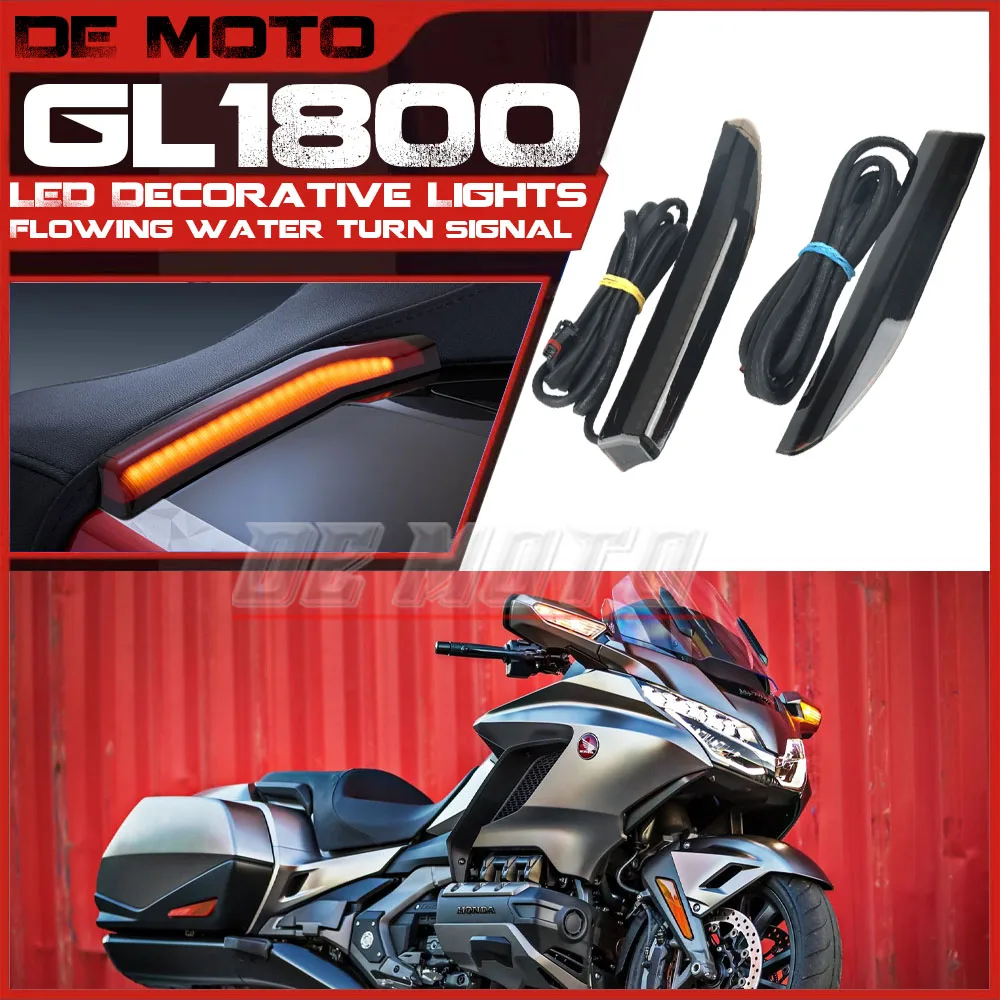 

Motorcycle Top Box Trunk Tour Tips Side LED Decorative Light Lamp For Honda Goldwing Gold Wing GL1800 Tour DCT Airbag 2021-2023