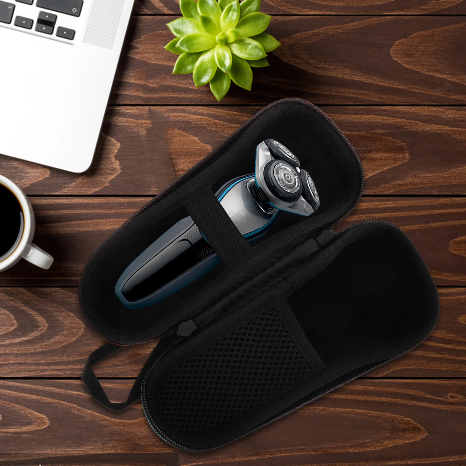 Portable Electric Shaver Case Black for S5531 S5535 S5351 Shockproof Travel Storage Bag Men's Razor Protective Hard Case