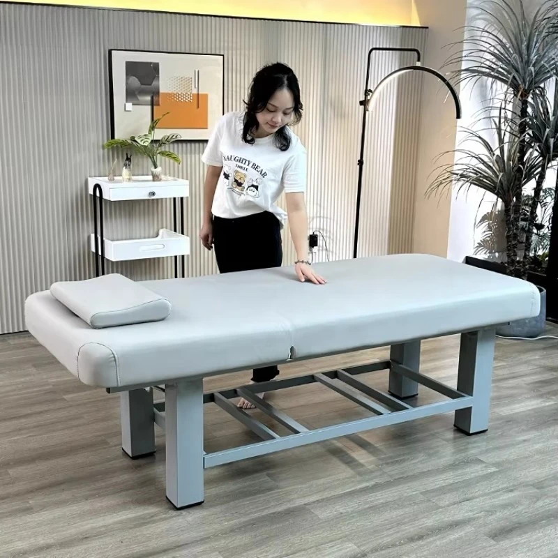 Beauty Salon Furniture Curved Lash Massage Eyelash Facial Metal Beauty Bed