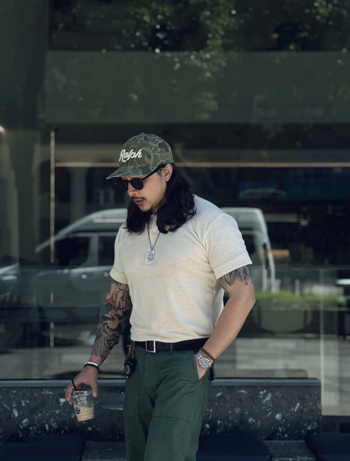 SauceZhan P37  Utility Fatigue Pants Military PANTS Classic Cargo Olive Mens Baker Pants Satin Cotton Straight Fit For Autumn