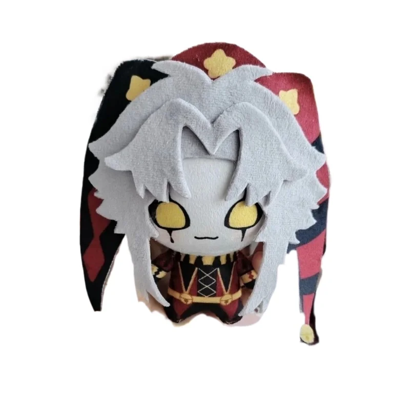 

10cm Anime Game Attributes Kawaii Cosplay Soft Cotton Doll Starfish Body Pierrot Cartoon Mini Toy Figures Fans Collection Gift