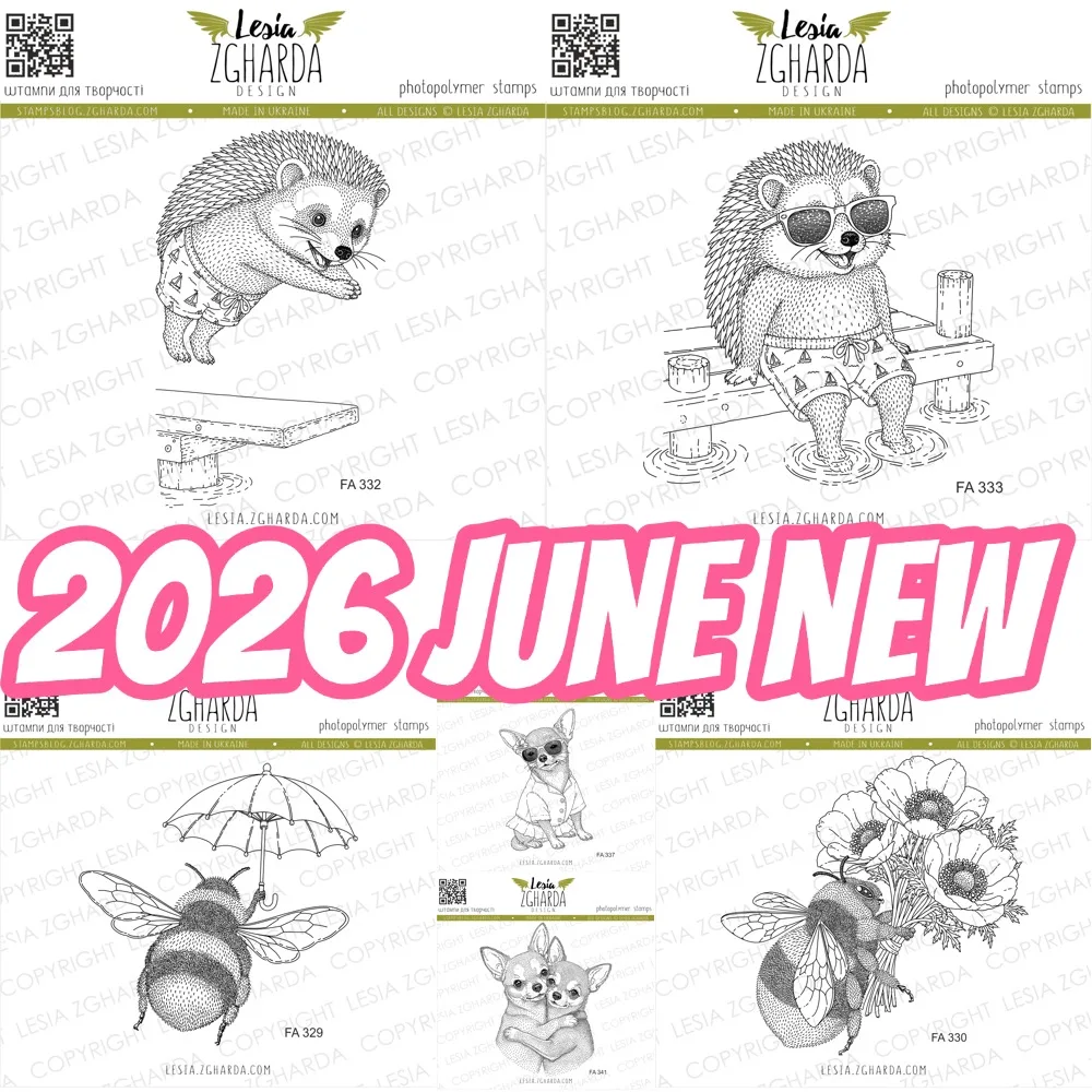 2026 Neue Stempel mit fliegendem Hummel und Regenschirm für DIY-Scrapbooking, Bastelarbeiten, Fotoalbum-Vorlage, handgefertigte Dekoration