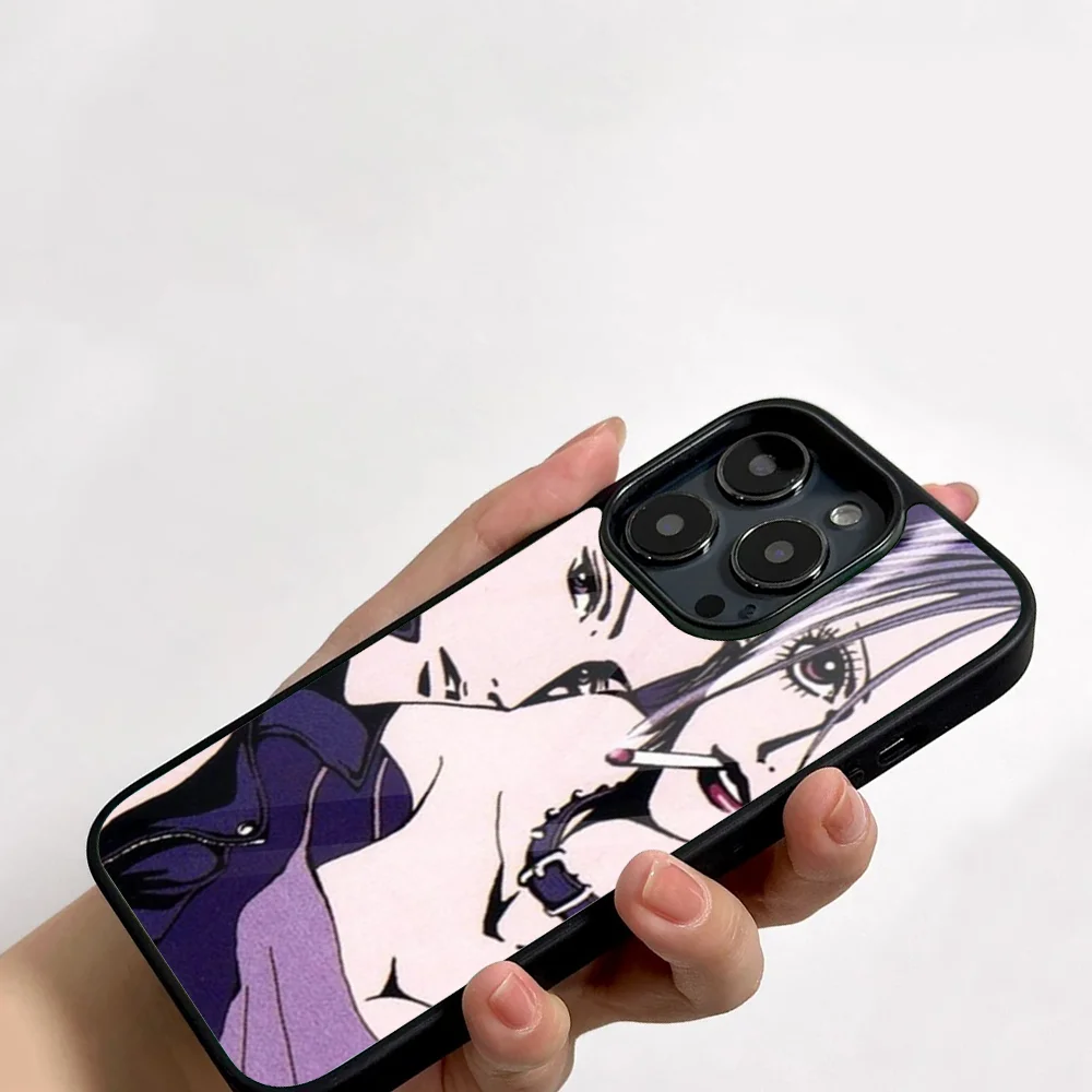 NaNa Osaki Phone Case For IPhone 11 12 13 14 15 16 Plus Pro Max Mirror Acrylic PC TPU Cover