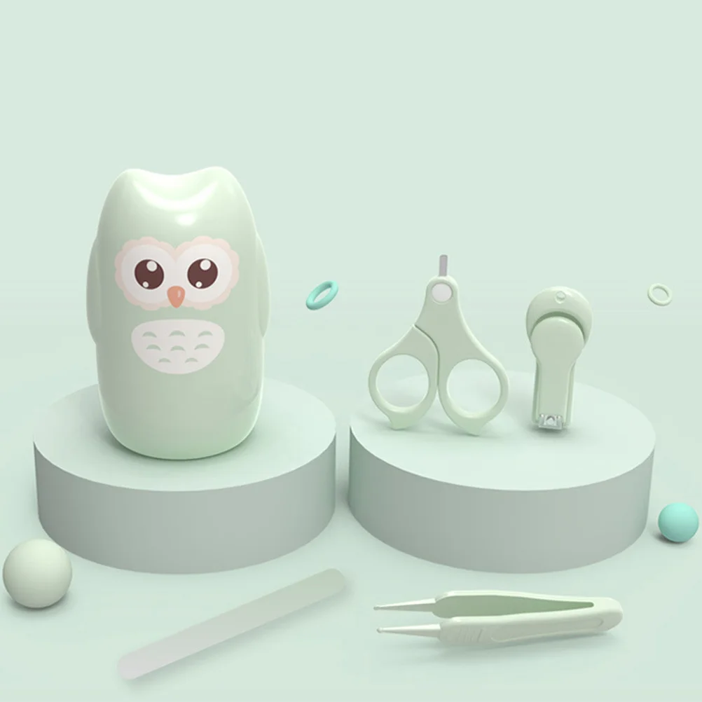 

1 Set Baby Nail Care Kit Portable Infant Nail Clippers Scissors File Trimmer Grooming Tool For Newborn Toddler Manicure Pedicure