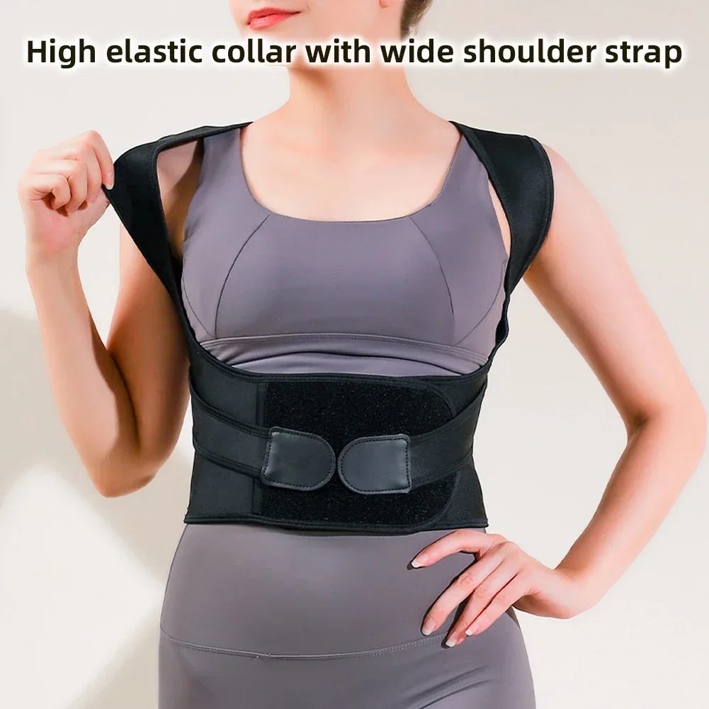 Adjustable Back Shoulder Posture Corrector Belt Clavicle Spine Support Reshape Your Body Home Office Sport Upper Back Neck Brace