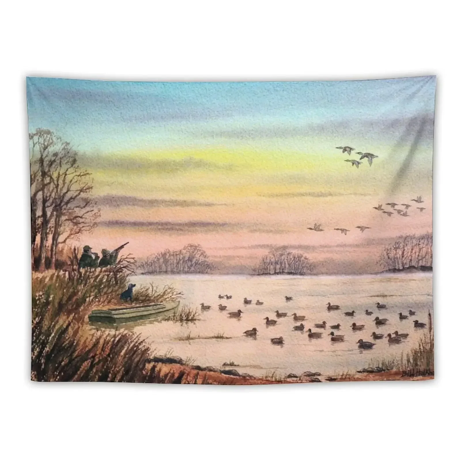 Duck Hunting With Granddad Tapestry Home Decor Accessories Room Decorations Aesthetics Room Decorator Home Decorators Tapestry