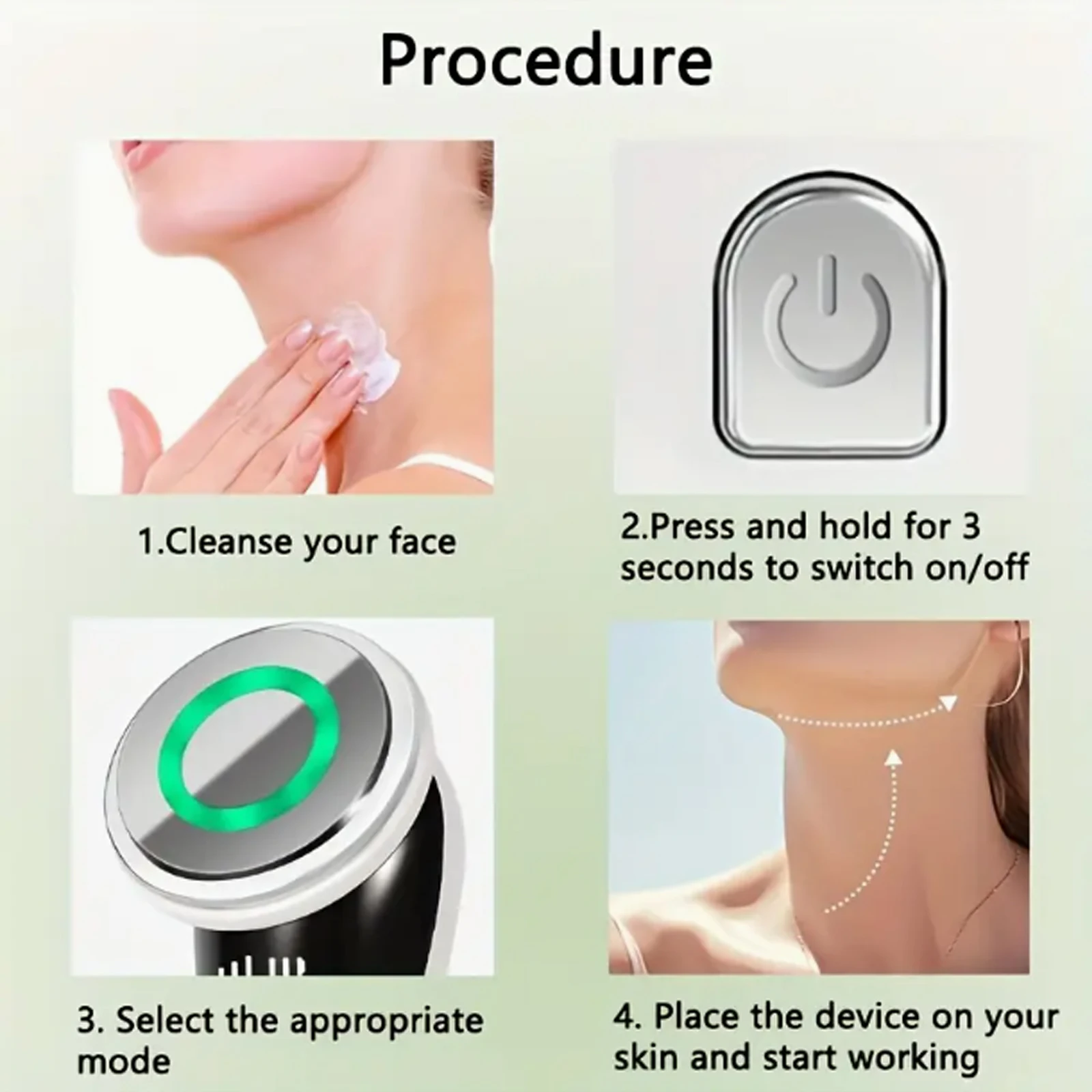 ลูกกลิ้งนวดหน้า อุปกรณ์ความงามความถี่วิทยุ นวดหน้า คอ ตา และร่างกาย ของขวัญสําหรับผู้หญิง