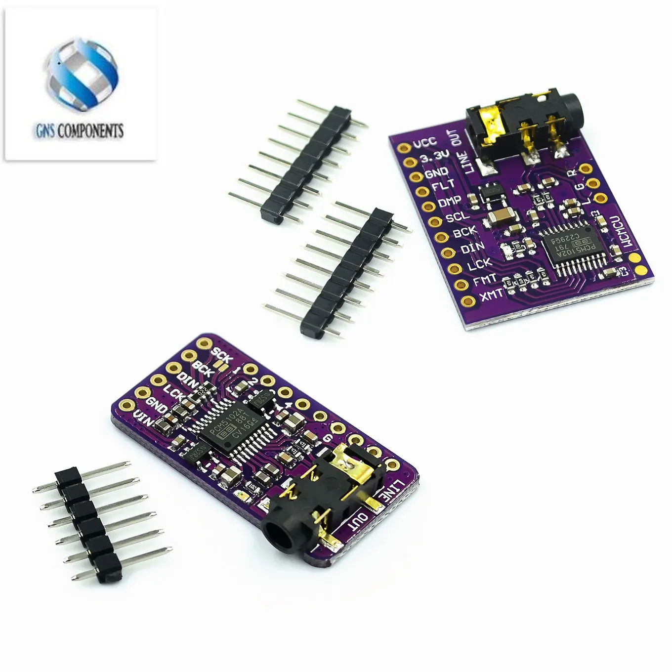 Interface I2S PCM5102A DAC Decoder GY-PCM5102 I2S Player Module For Raspberry Pi pHAT Format Board Digital PCM5102 Audio Board