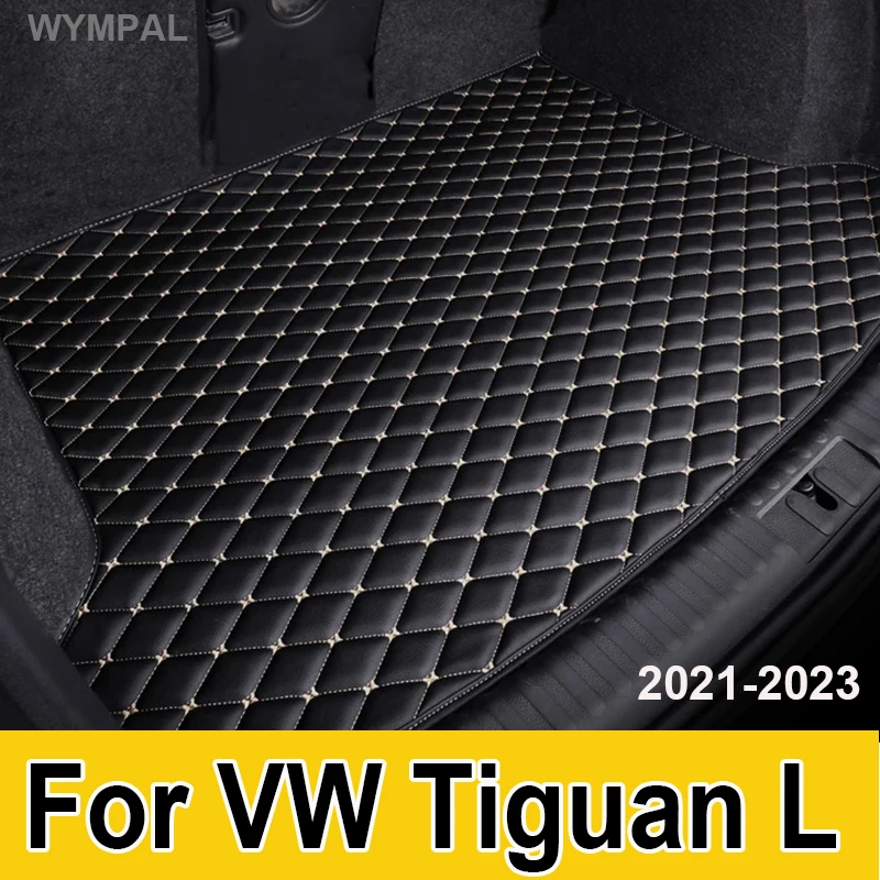 

For Volkswagen VW Tiguan L（Allspace）7-Seat 2021 2022 2023 Car Trunk Mat Custom Cargo Liner Boot Carpets