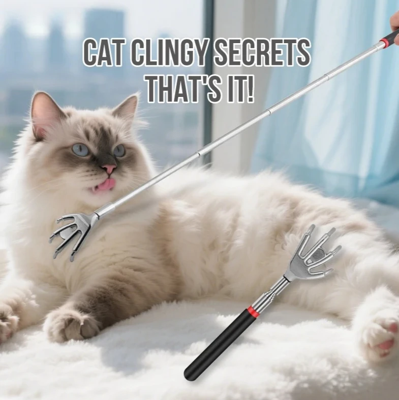 Hi-Spec Back Massage Promotion Blood Circulation Cat teasing toys Scratcher Magnetic Telescopic Retractable Itch Scratch Picker