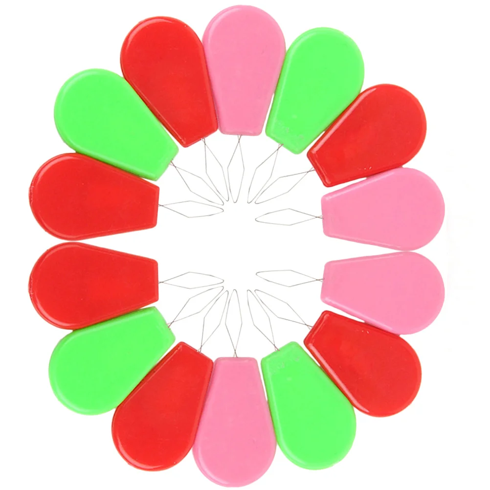 30Pcs Needle Threading Tool with Flexible Metal Wire Parallelogram Tip for Small Eye Needles Sewing Craft DIY Random Color